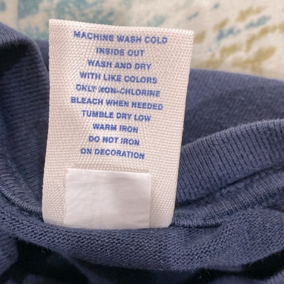 Old navy vintage blue sweatshirt size XLarge Hamilton east graphic - Picture 5 of 6